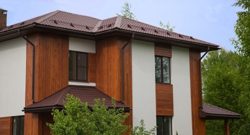 Металлочерепица классик 0,5 Satin RAL 3005 красное вино