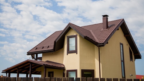 Металлочерепица камея GL 0,5 Velur20 RAL 6005 зеленый мох